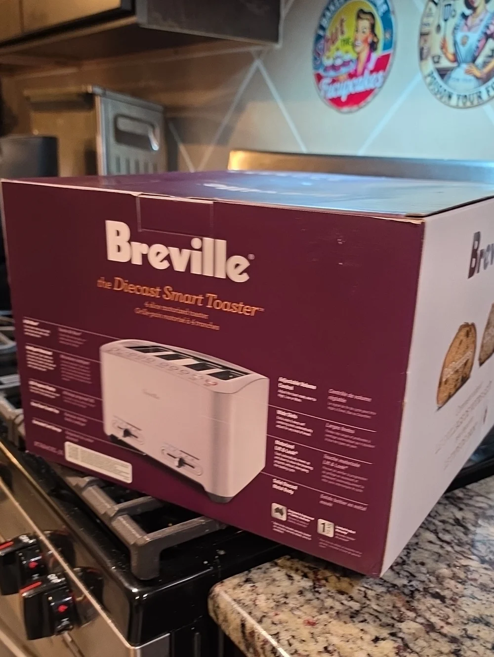 Breville The Diecast Smart Toaster 4-Slice Motorized Toaster